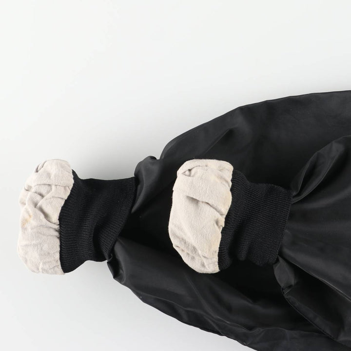 Vintage Dunbrooke Pla-Jac nylon varsity jacket from the 1970'S and 1980s, size L. unclear black type Vintage Second Hand