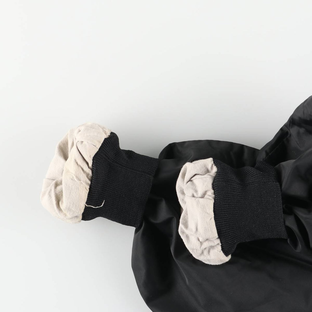 Vintage Dunbrooke Pla-Jac nylon varsity jacket from the 1970'S and 1980s, size L. unclear black type Vintage Second Hand