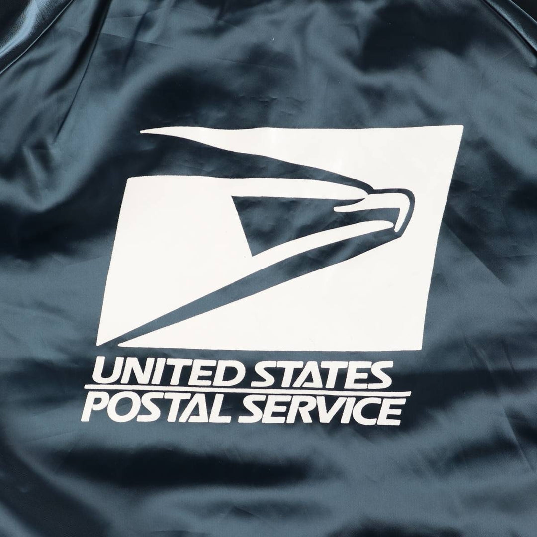 Vintage 90'S AUBURN nylon jacket with back logo, made in the USA, size L. Nylon navy blue type Vintage Second Hand