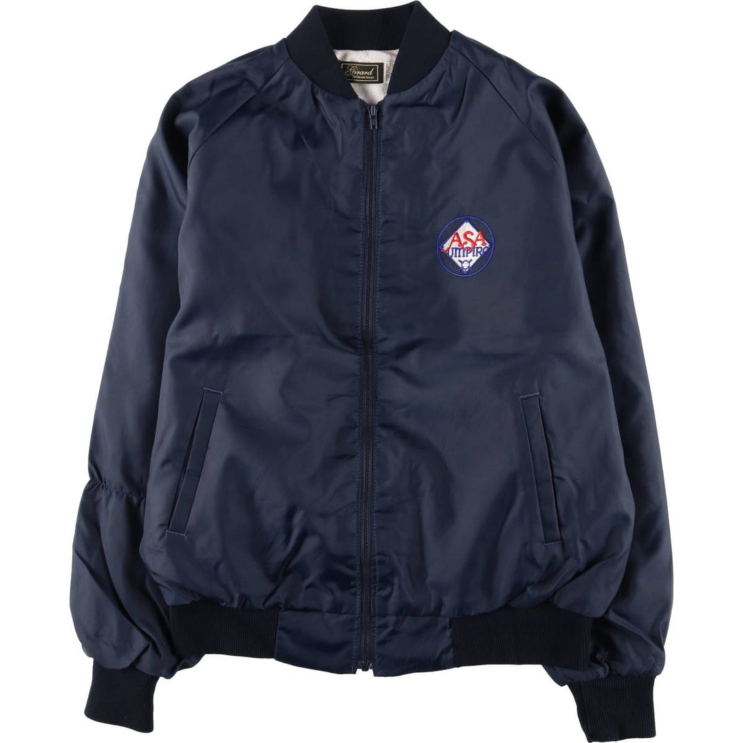 Girard Nylon Blouson, Made in USA, Men's Size L unclear navy blue type Vintage Second Hand