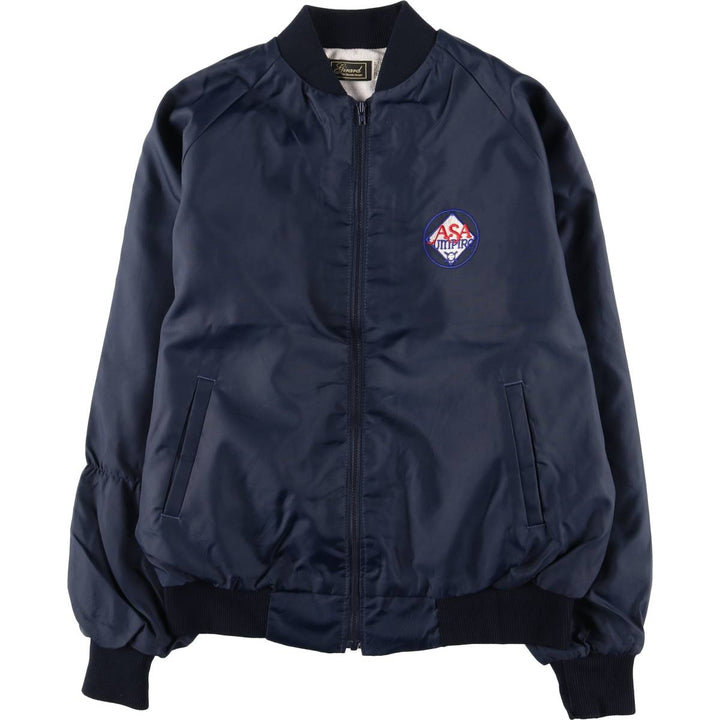 Girard Nylon Blouson, Made in USA, Men's Size L unclear navy blue type Vintage Second Hand