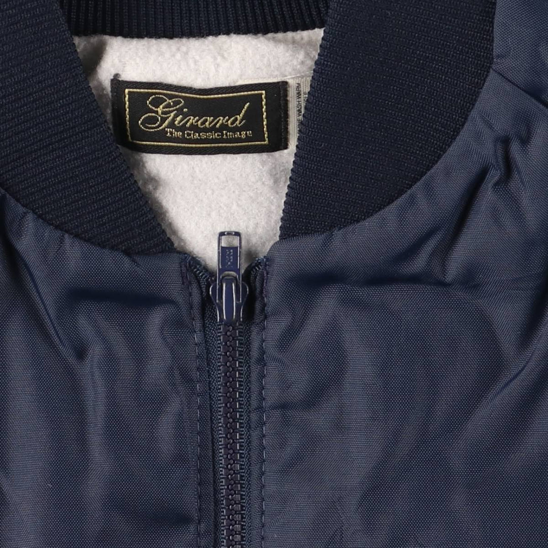 Girard Nylon Blouson, Made in USA, Men's Size L unclear navy blue type Vintage Second Hand