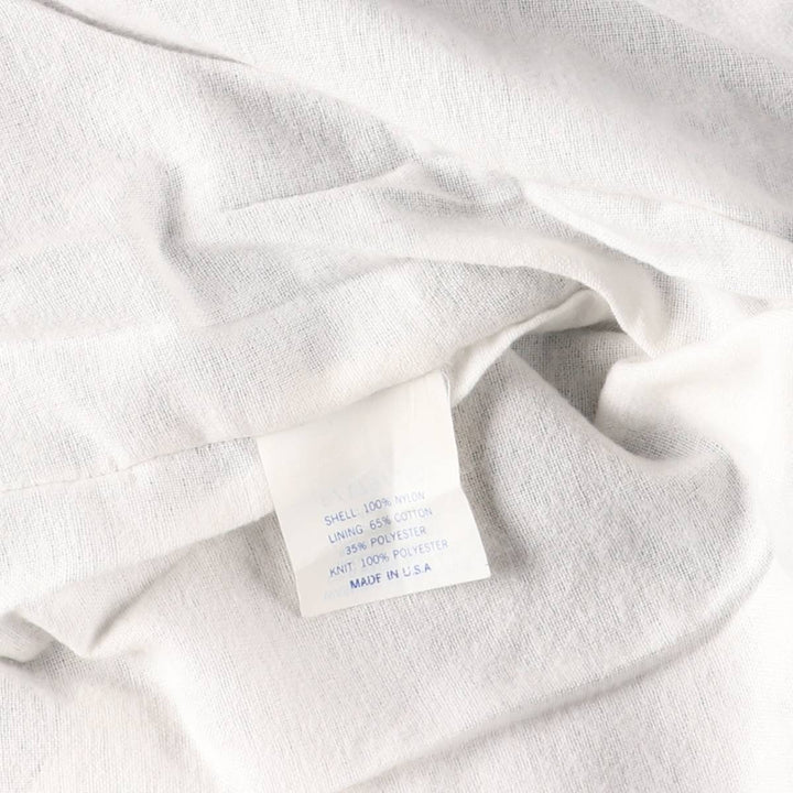 80'S Sportsmaster nylon blouson, made in USA, men's size L Nylon black type Vintage Second Hand