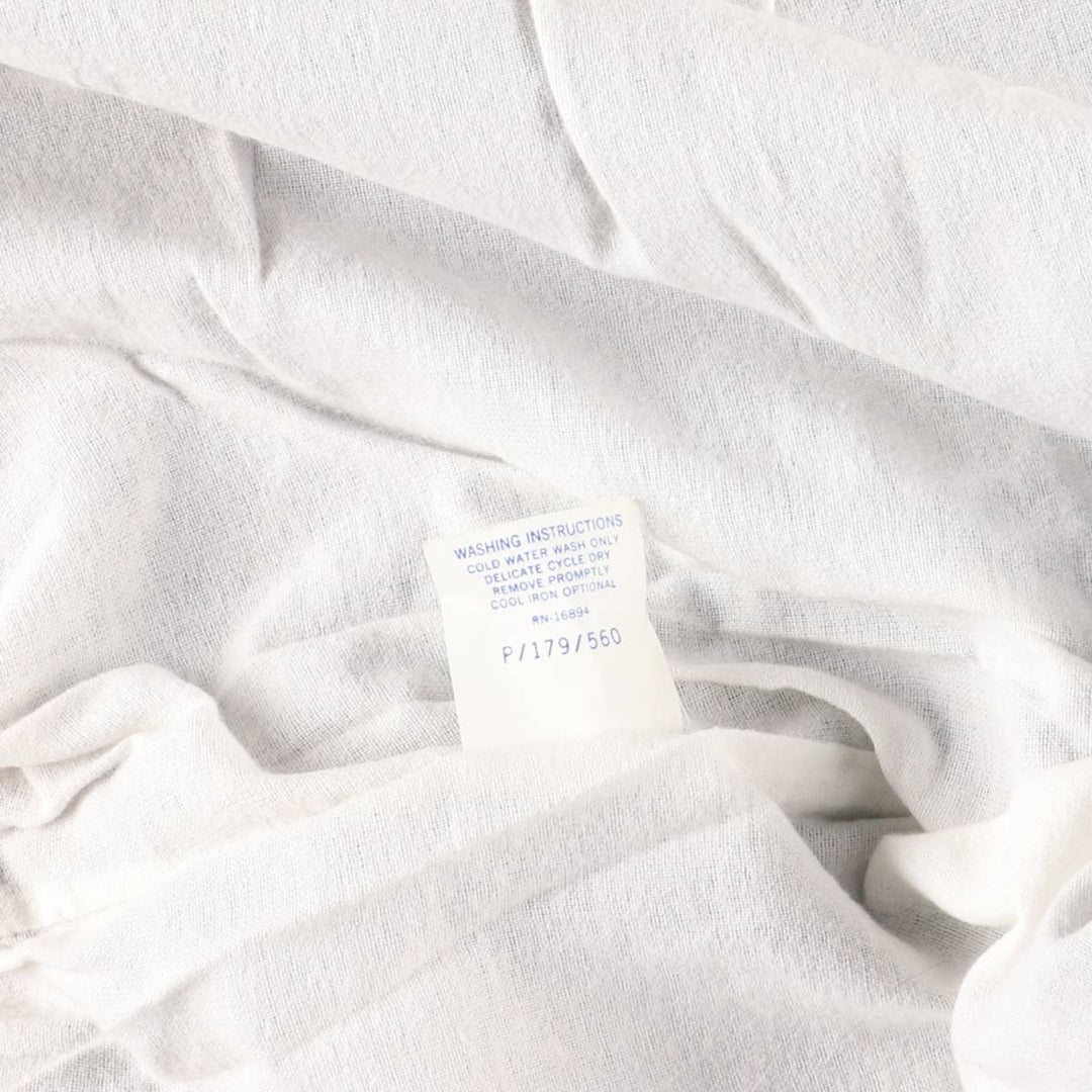 80'S Sportsmaster nylon blouson, made in USA, men's size L Nylon black type Vintage Second Hand