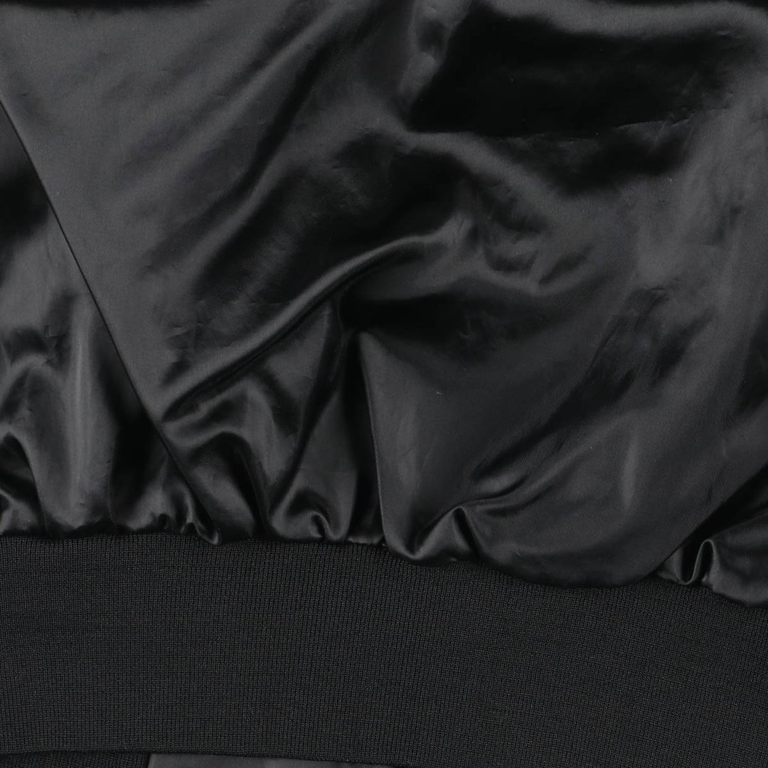 80'S Sportsmaster nylon blouson, made in USA, men's size L Nylon black type Vintage Second Hand