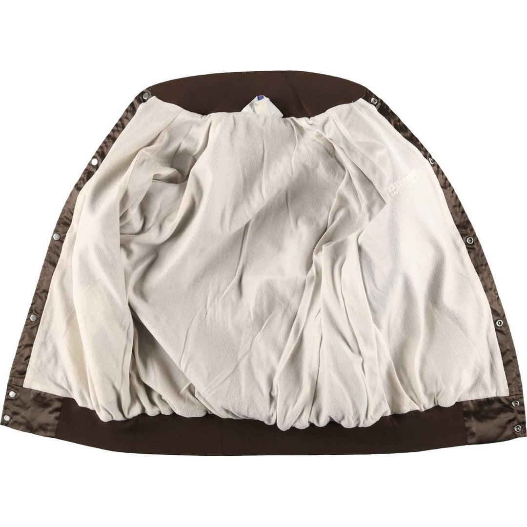 Vintage 1980s-1990'S West Ark Kaeser Kompressoren Advertising Nylon Blouson, Made in USA, Men's Size L Nylon brown type Vintage Second Hand