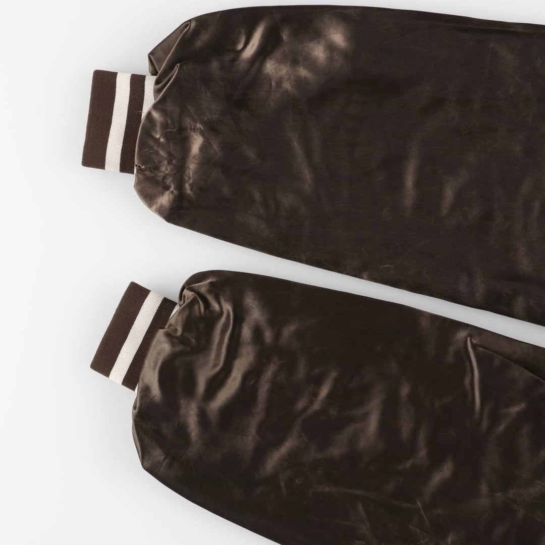 Vintage 1980s-1990'S West Ark Kaeser Kompressoren Advertising Nylon Blouson, Made in USA, Men's Size L Nylon brown type Vintage Second Hand