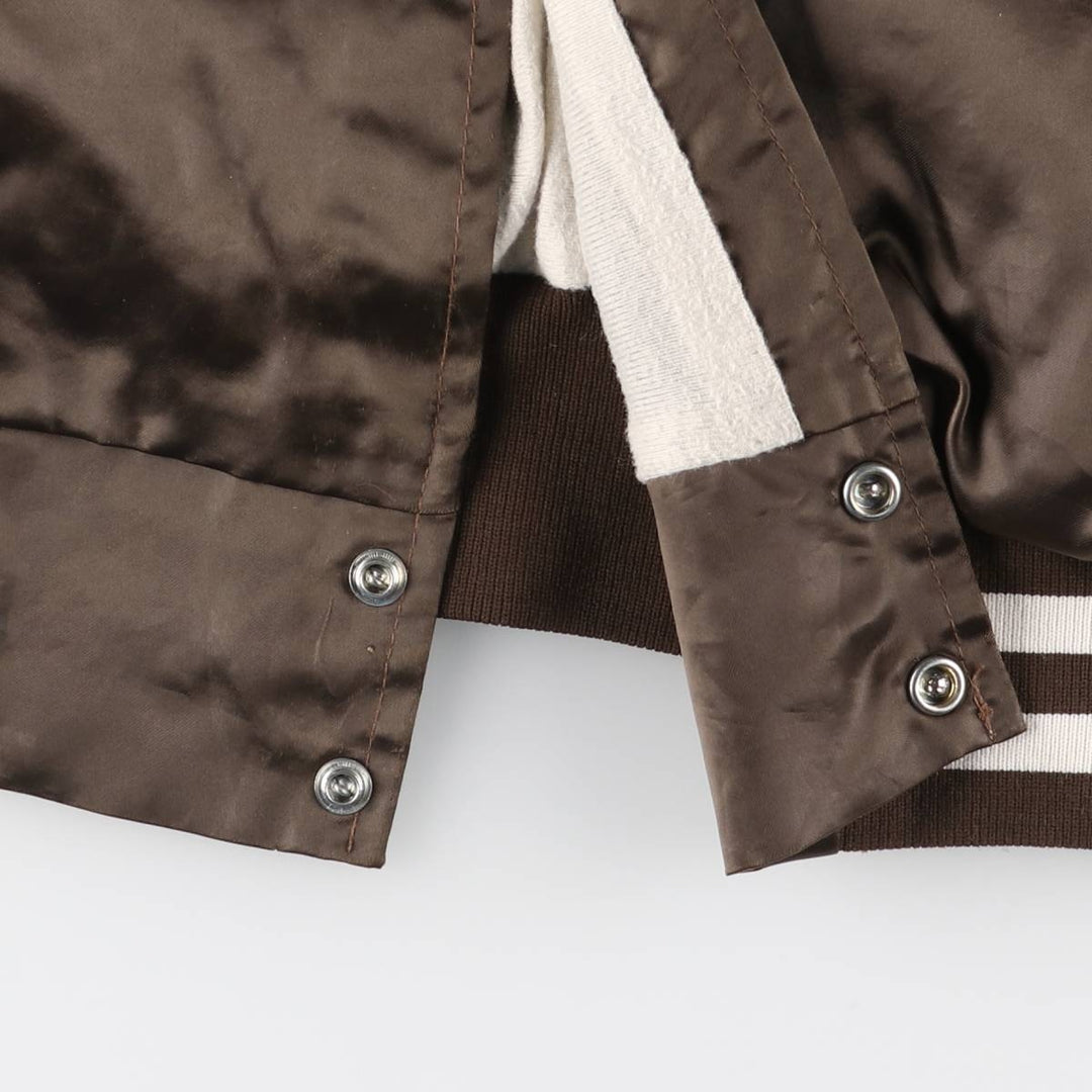 Vintage 1980s-1990'S West Ark Kaeser Kompressoren Advertising Nylon Blouson, Made in USA, Men's Size L Nylon brown type Vintage Second Hand