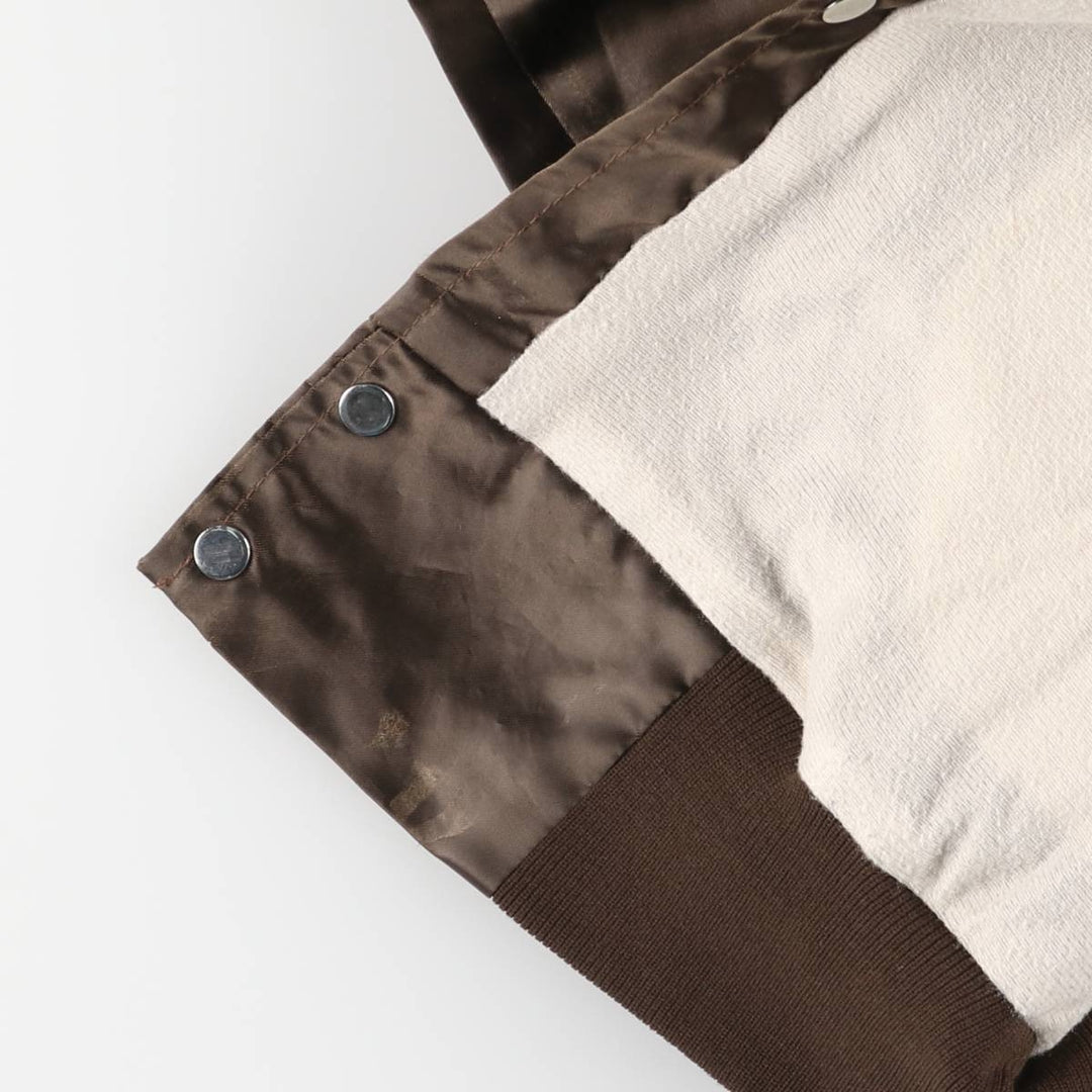 Vintage 1980s-1990'S West Ark Kaeser Kompressoren Advertising Nylon Blouson, Made in USA, Men's Size L Nylon brown type Vintage Second Hand