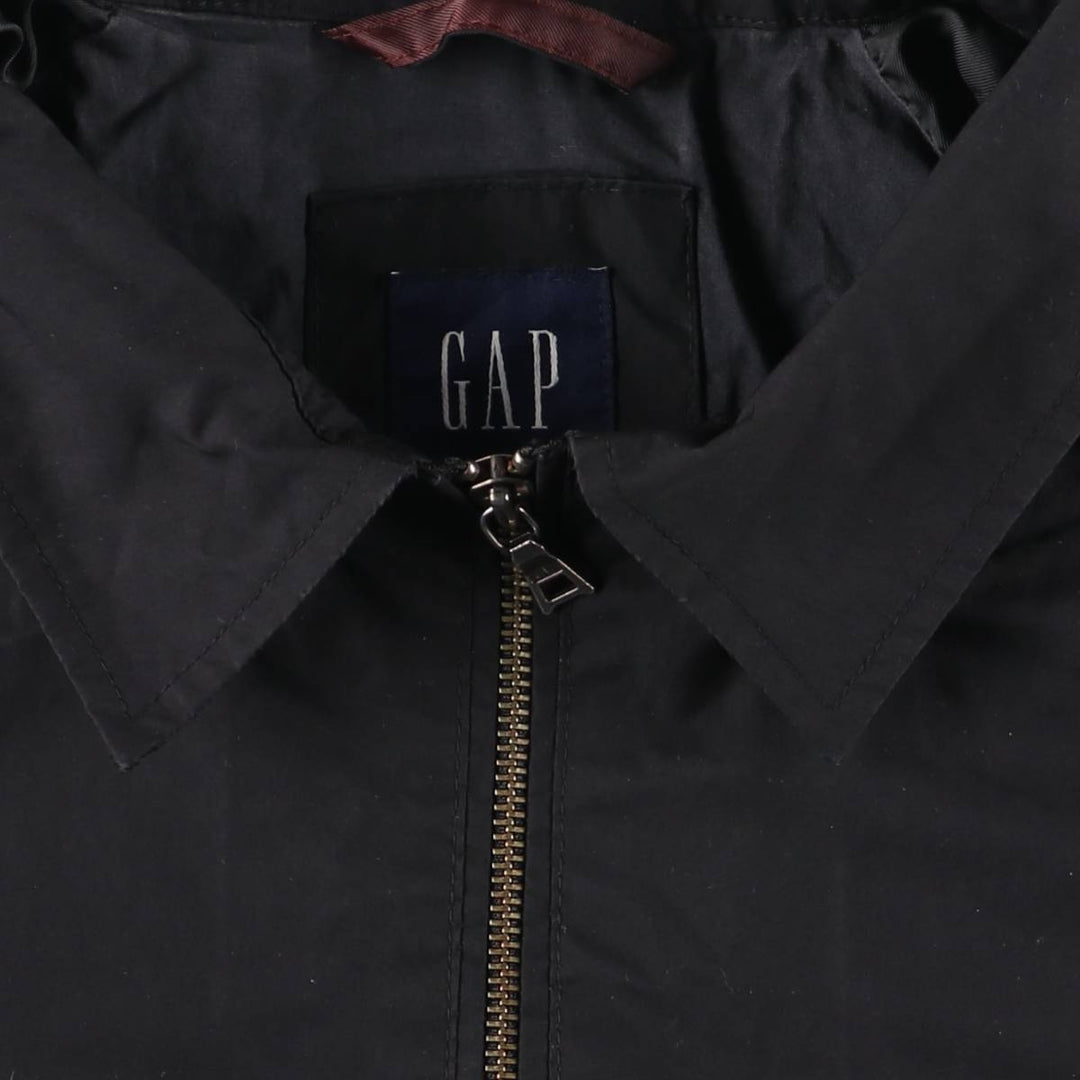2000'S GAP collared jacket, men's size L unclear black type Vintage Second Hand