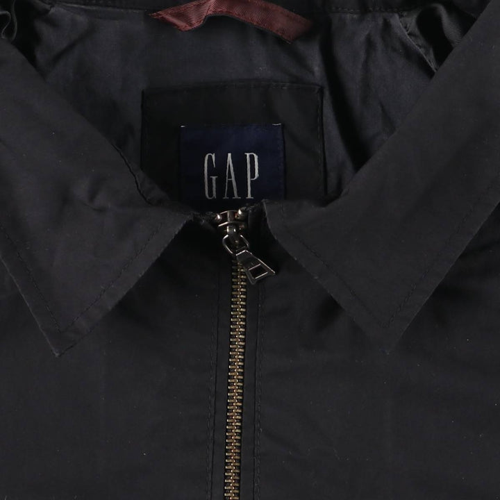 2000'S GAP collared jacket, men's size L unclear black type Vintage Second Hand