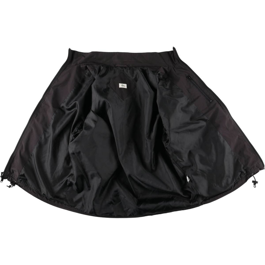 Lacoste windbreaker, men's size XL polyester black type Vintage Second Hand