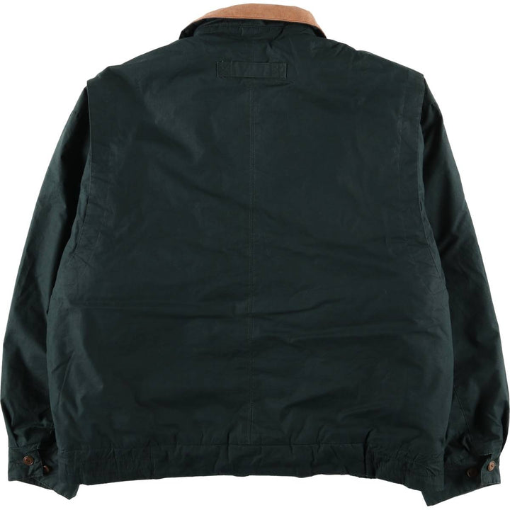 KNIGHTSBRIDGE Padded Puffer Jacket, Men's XL cotton Green type dark green Vintage Second Hand