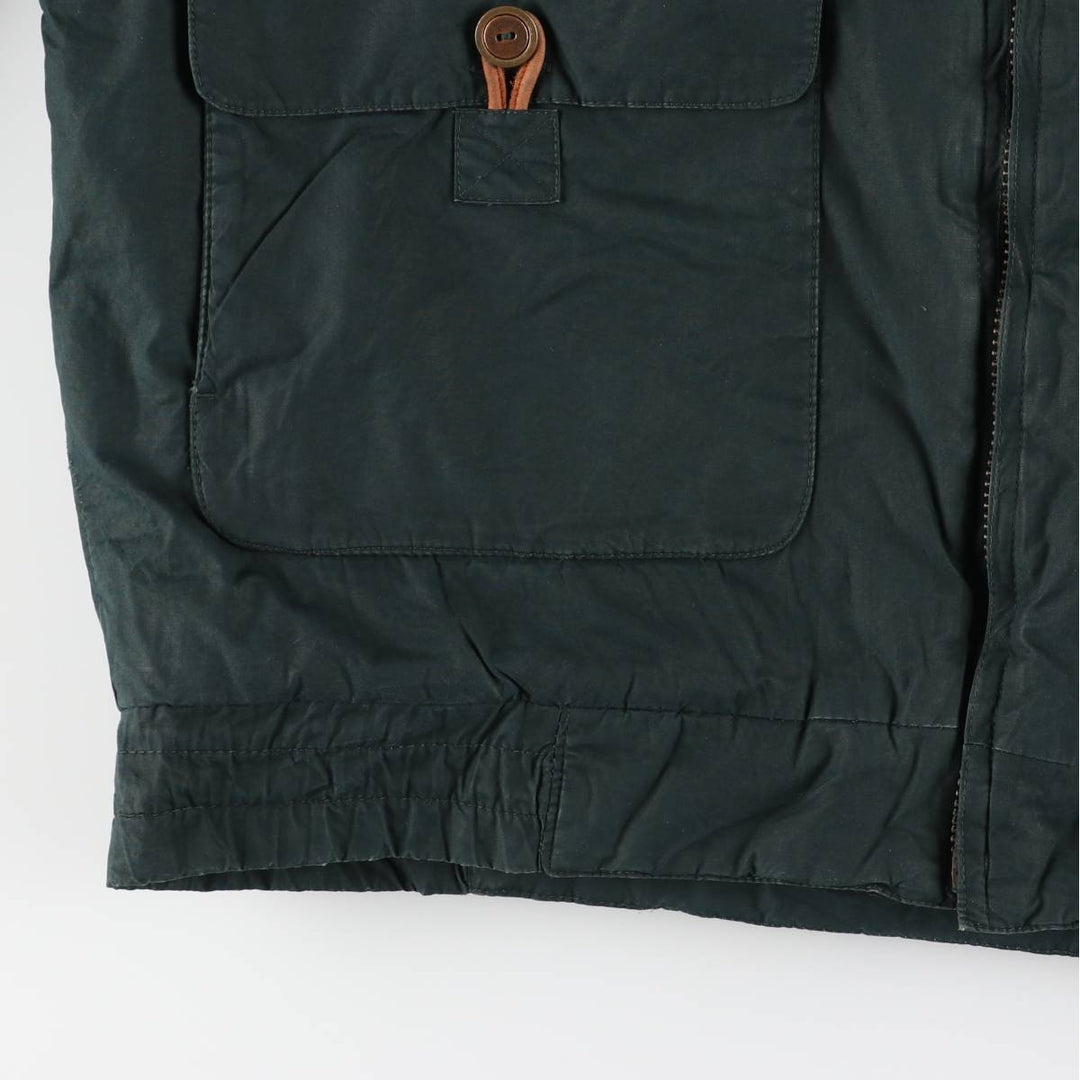 KNIGHTSBRIDGE Padded Puffer Jacket, Men's XL cotton Green type dark green Vintage Second Hand