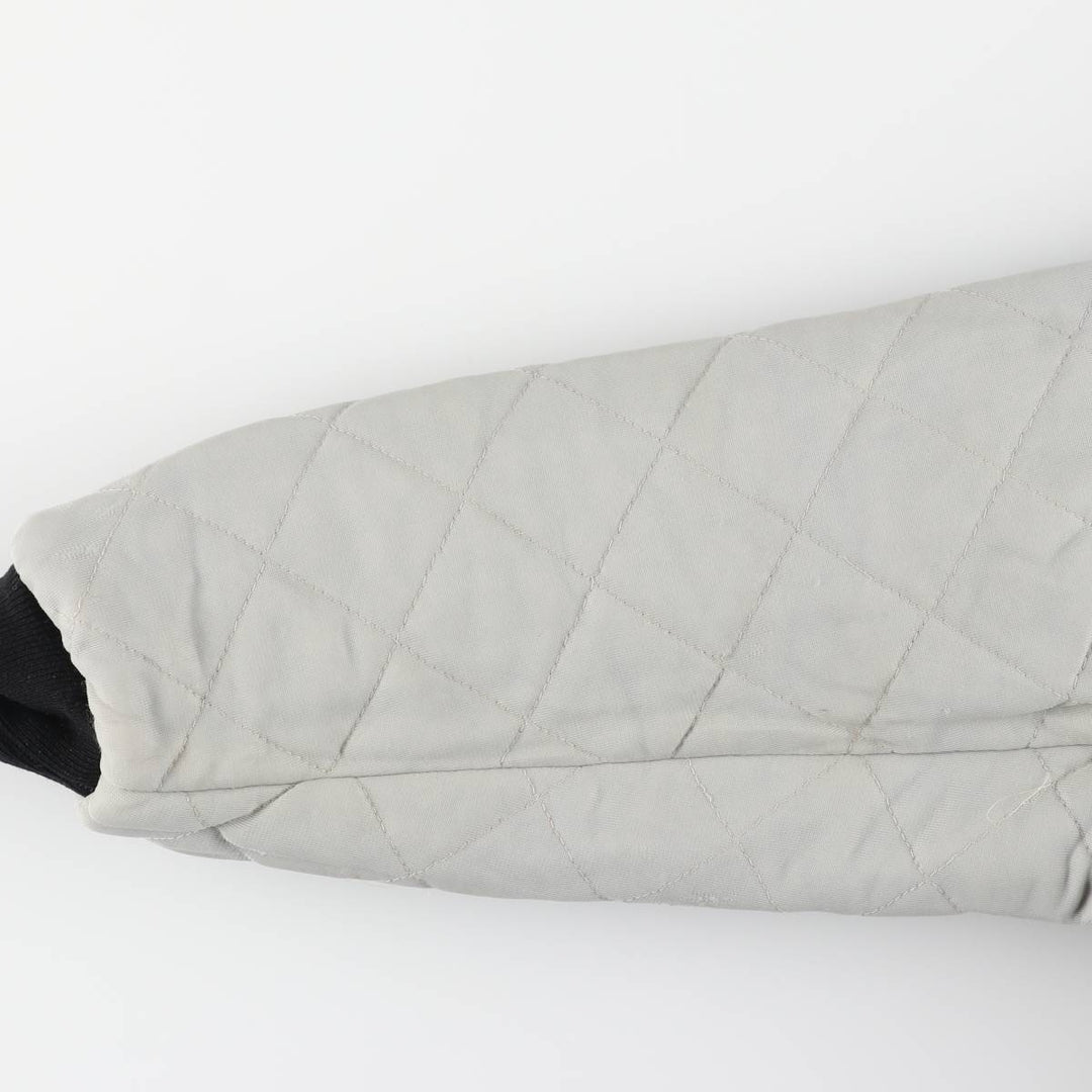 Pla-Jac Dunbrooke Padded Varsity Jacket, Made in USA, Men's Size L, Vintage unclear black type Vintage Second Hand