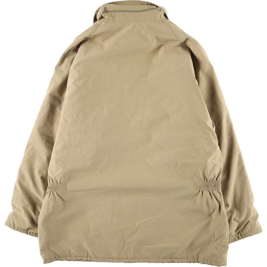 1980'S Carhartt 100th Anniversary Model Padded Puffer Jacket, Made in USA, Men's XL Nylon Beige type Vintage Second Hand