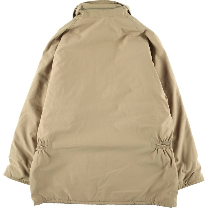 1980'S Carhartt 100th Anniversary Model Padded Puffer Jacket, Made in USA, Men's XL Nylon Beige type Vintage Second Hand