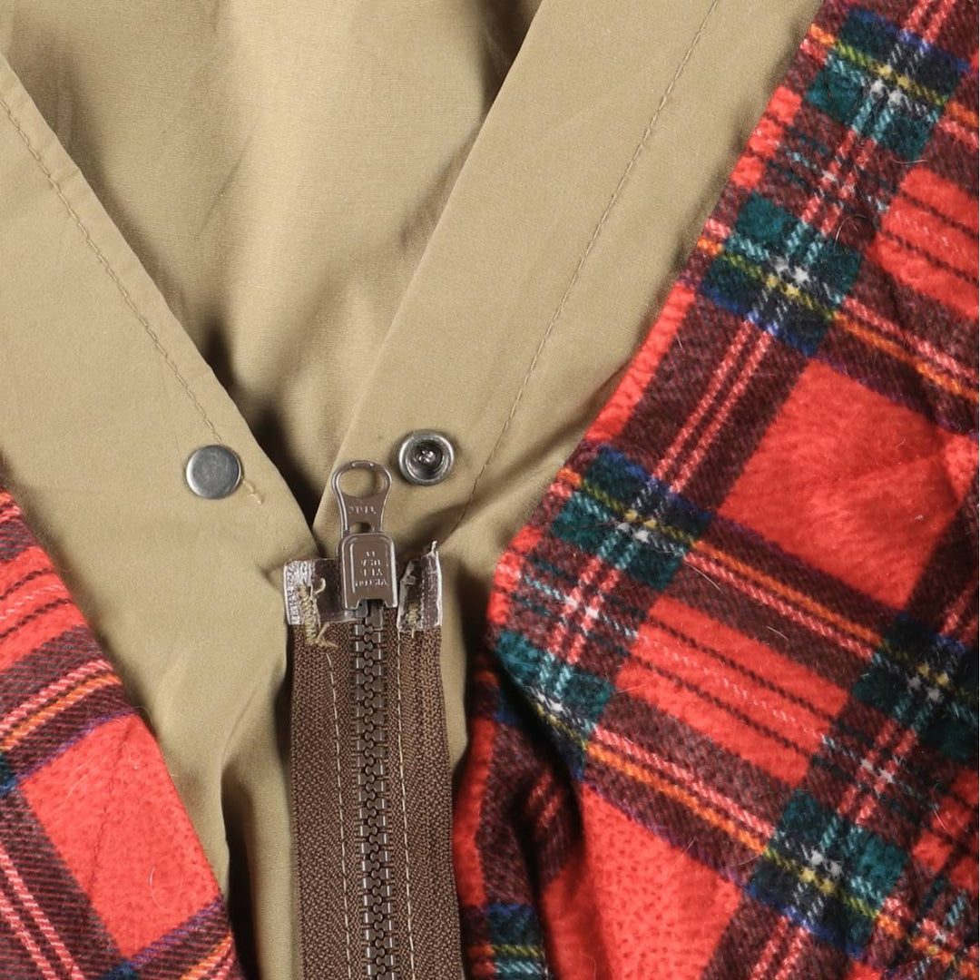 1980'S Carhartt 100th Anniversary Model Padded Puffer Jacket, Made in USA, Men's XL Nylon Beige type Vintage Second Hand