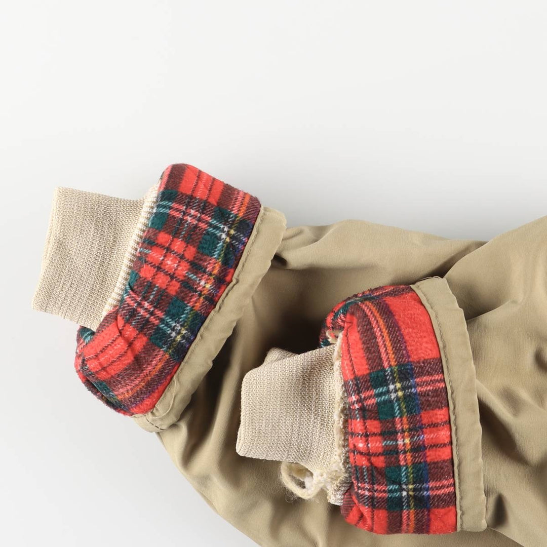 1980'S Carhartt 100th Anniversary Model Padded Puffer Jacket, Made in USA, Men's XL Nylon Beige type Vintage Second Hand