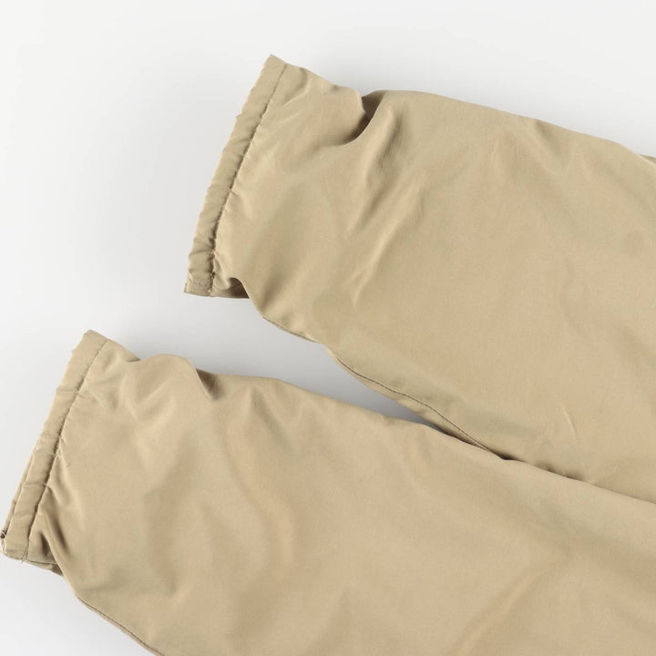 1980'S Carhartt 100th Anniversary Model Padded Puffer Jacket, Made in USA, Men's XL Nylon Beige type Vintage Second Hand