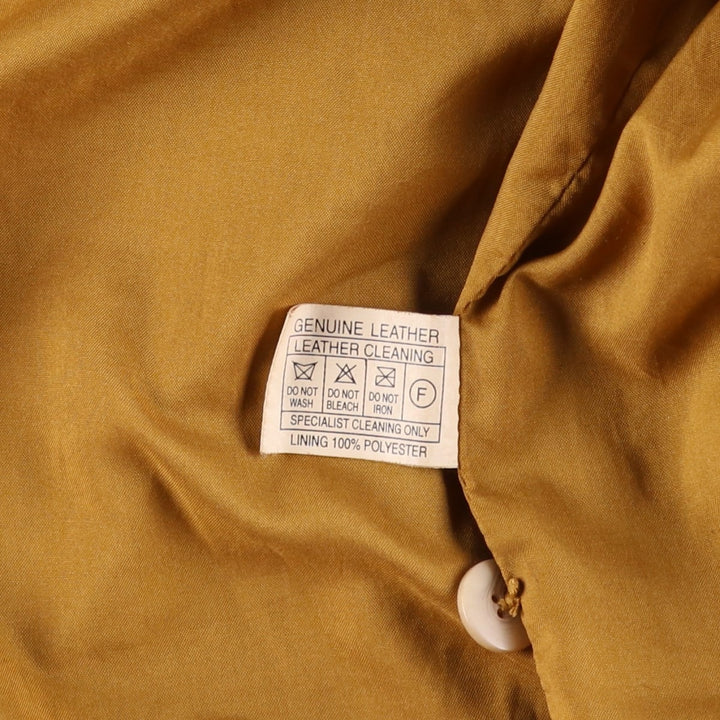 Vintage Balster Jacket, Suede Leather Blouson, Men's Size L Genuine Leather Suede Leather Beige type Vintage Second Hand