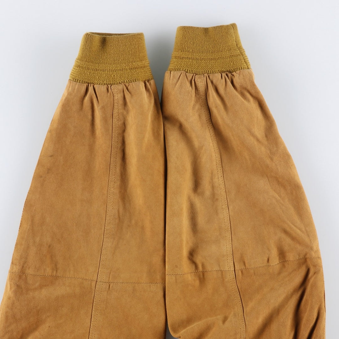 Vintage Balster Jacket, Suede Leather Blouson, Men's Size L Genuine Leather Suede Leather Beige type Vintage Second Hand