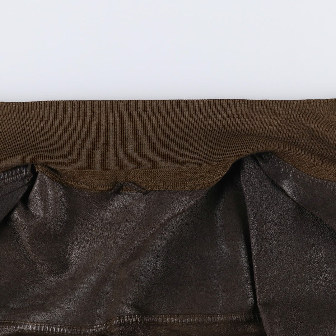 Vintage RUPP AND TAURECK LODEN-FREY suede leather blouson/balster jacket, men's size M Genuine Leather Suede Leather brown type Vintage Second Hand