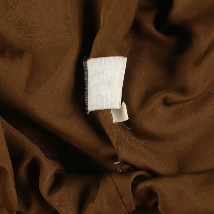 VERA PELLE Balster Jacket, Suede Leather Blouson, Men's Size Medium, Vintage unclear brown type Vintage Second Hand