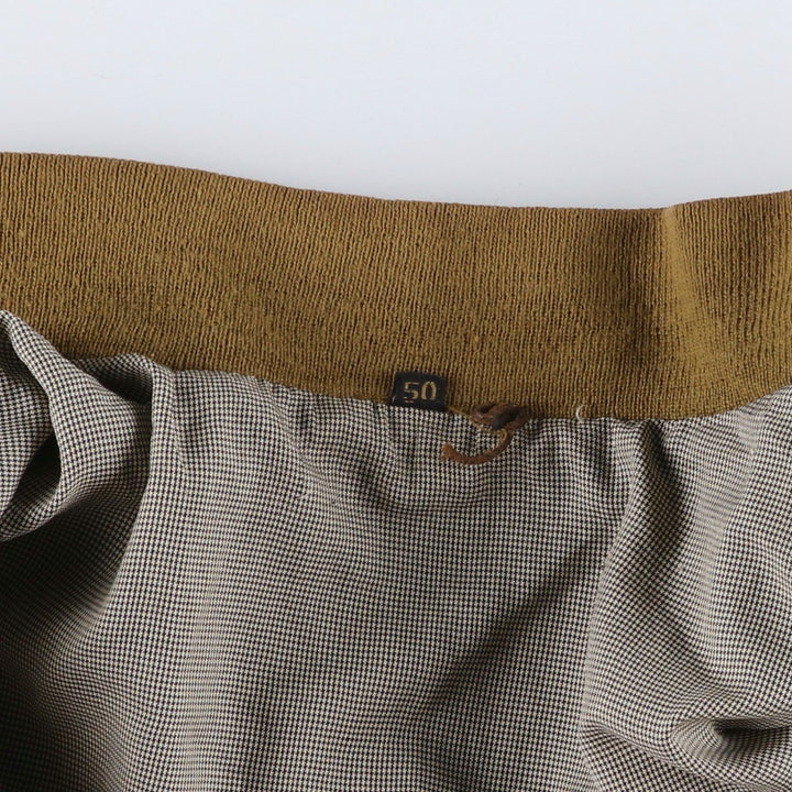 Vintage GILBERTO Balster Jacket, Suede Leather Blouson, Men's Size M Genuine Leather Suede Leather brown type Vintage Second Hand