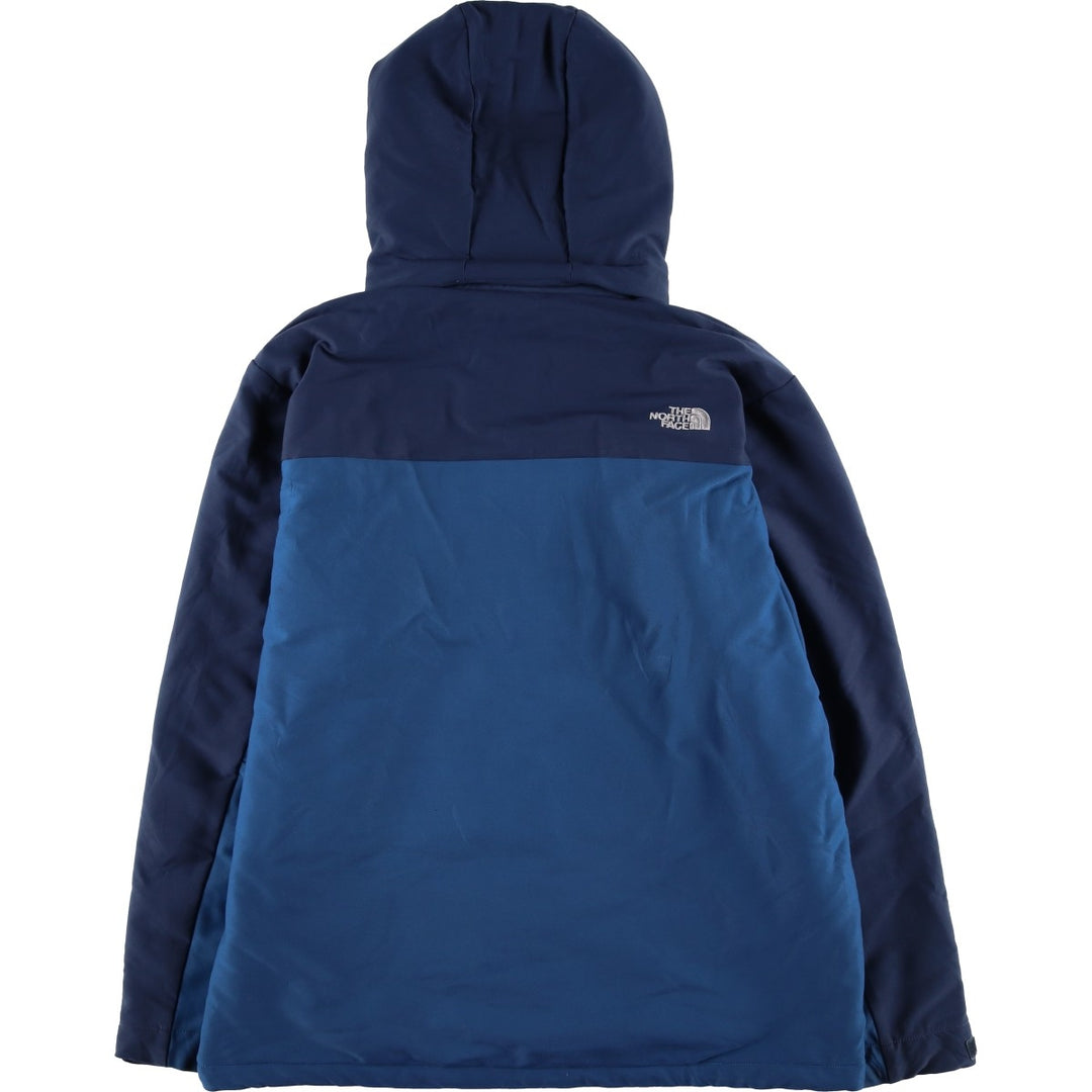 2000'S The North Face NEVER STOP EXPLORING TNF APEX padded mountain parka, shell jacket, men's size XL unclear blue type Vintage Second Hand