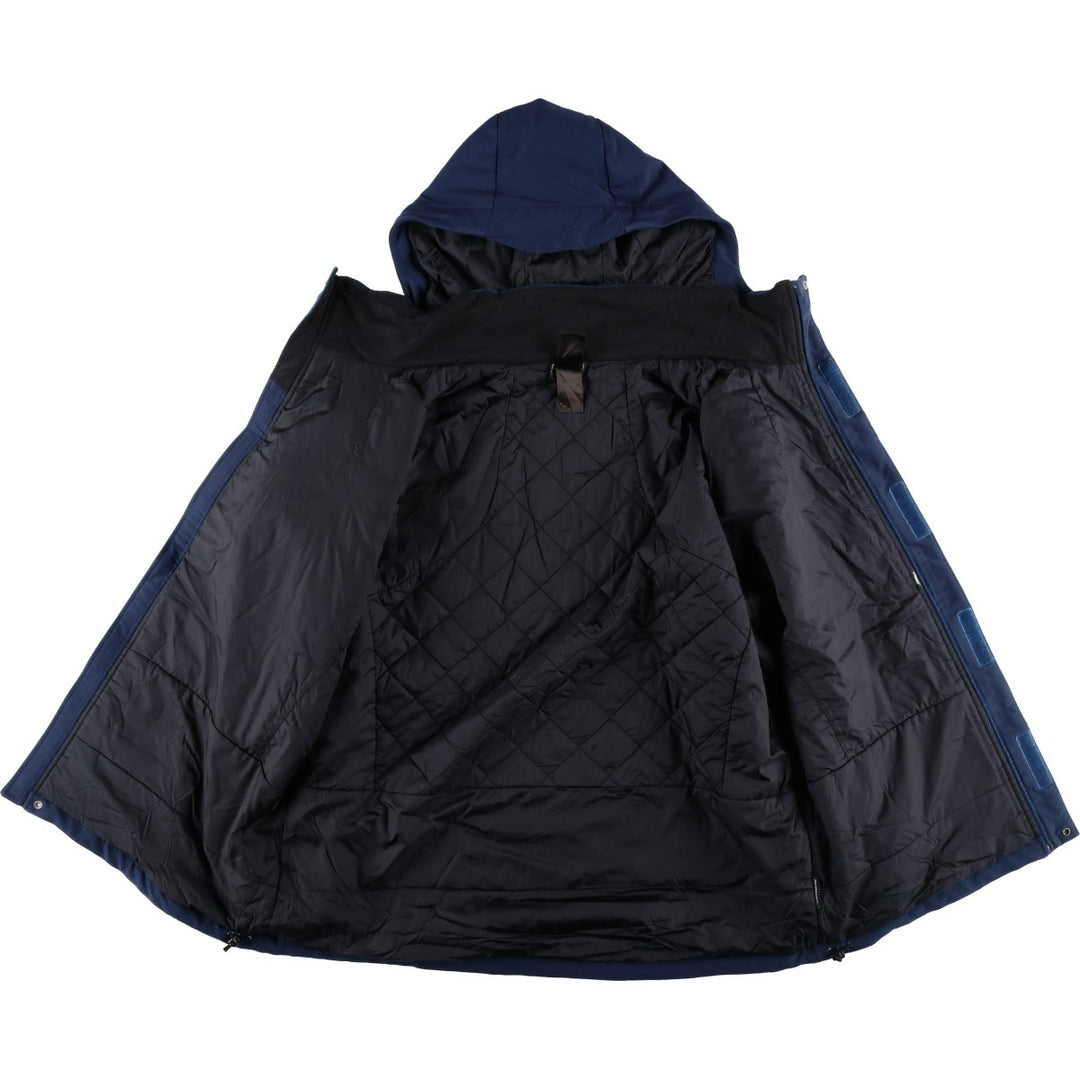 2000'S The North Face NEVER STOP EXPLORING TNF APEX padded mountain parka, shell jacket, men's size XL unclear blue type Vintage Second Hand