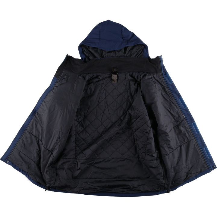 2000'S The North Face NEVER STOP EXPLORING TNF APEX padded mountain parka, shell jacket, men's size XL unclear blue type Vintage Second Hand