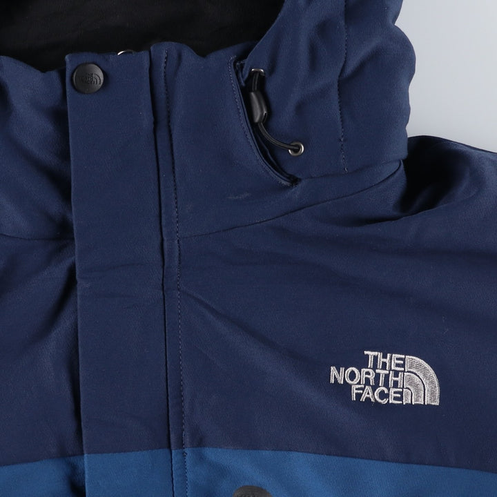 2000'S The North Face NEVER STOP EXPLORING TNF APEX padded mountain parka, shell jacket, men's size XL unclear blue type Vintage Second Hand