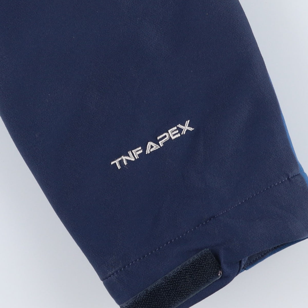 2000'S The North Face NEVER STOP EXPLORING TNF APEX padded mountain parka, shell jacket, men's size XL unclear blue type Vintage Second Hand