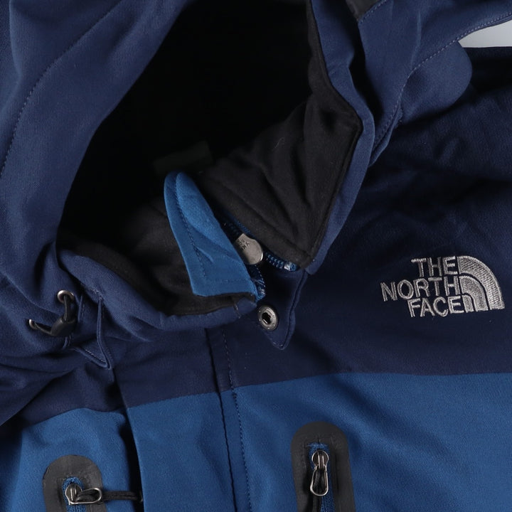 2000'S The North Face NEVER STOP EXPLORING TNF APEX padded mountain parka, shell jacket, men's size XL unclear blue type Vintage Second Hand