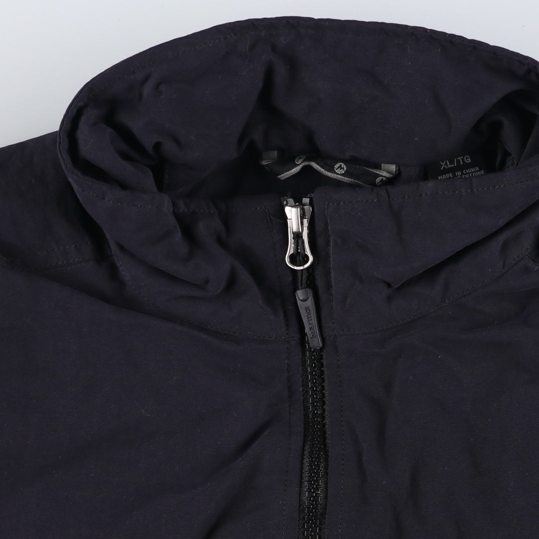 2000'S Marmot padded puffer jacket, men's size XL Nylon black type Vintage Second Hand