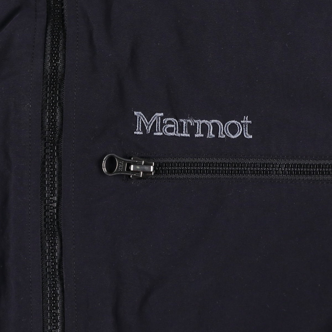 2000'S Marmot padded puffer jacket, men's size XL Nylon black type Vintage Second Hand