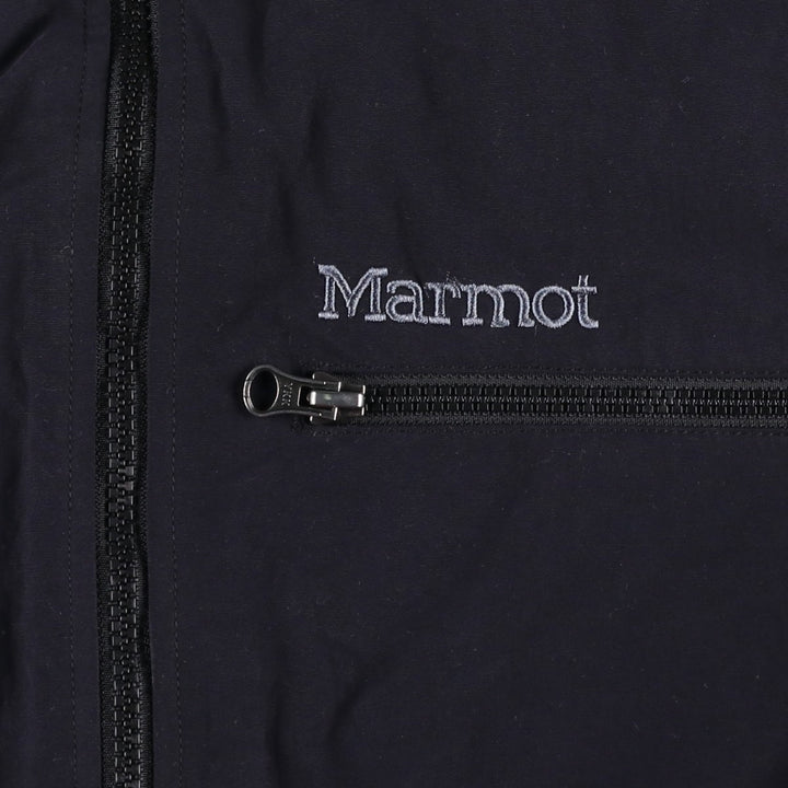 2000'S Marmot padded puffer jacket, men's size XL Nylon black type Vintage Second Hand