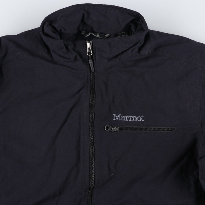 2000'S Marmot padded puffer jacket, men's size XL Nylon black type Vintage Second Hand