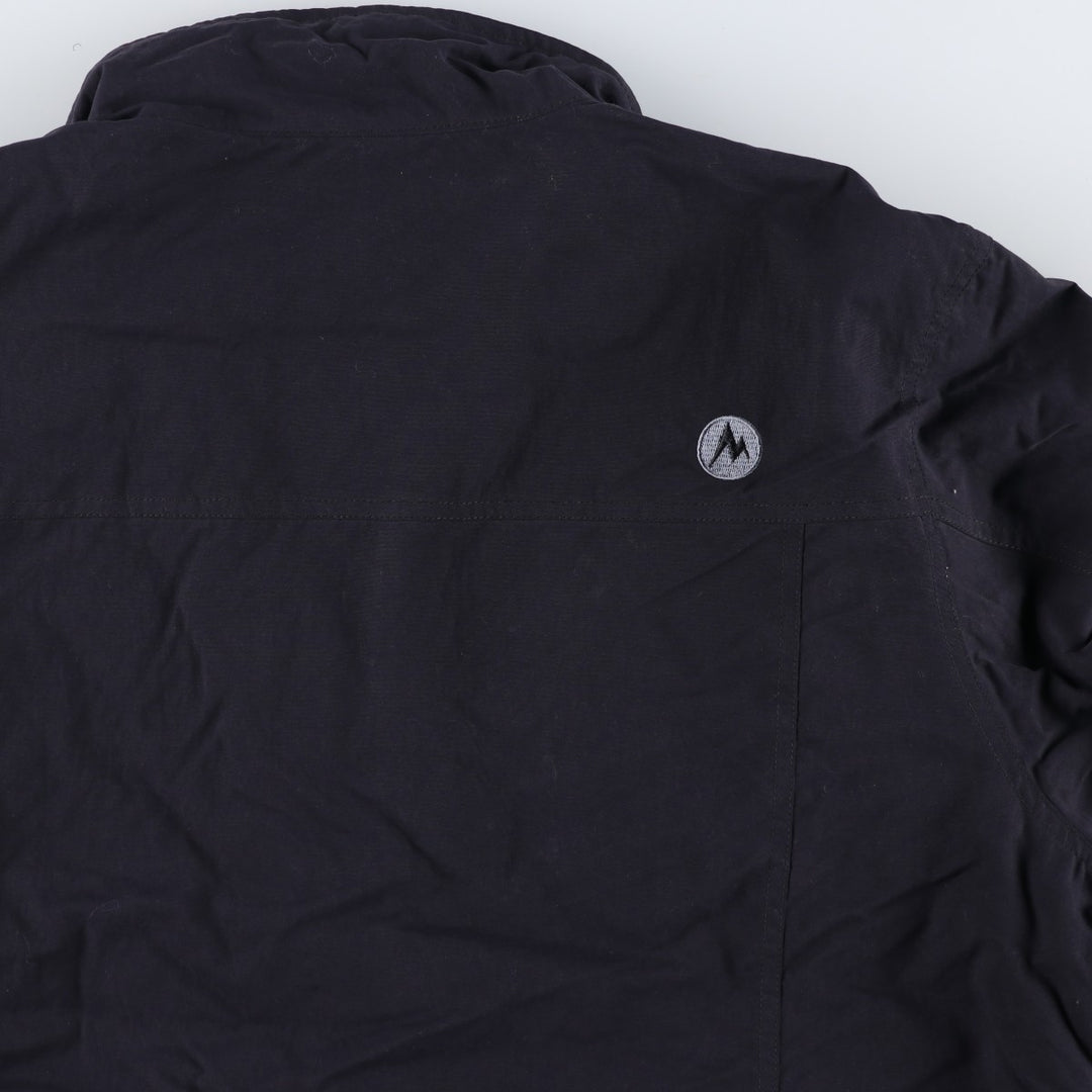 2000'S Marmot padded puffer jacket, men's size XL Nylon black type Vintage Second Hand