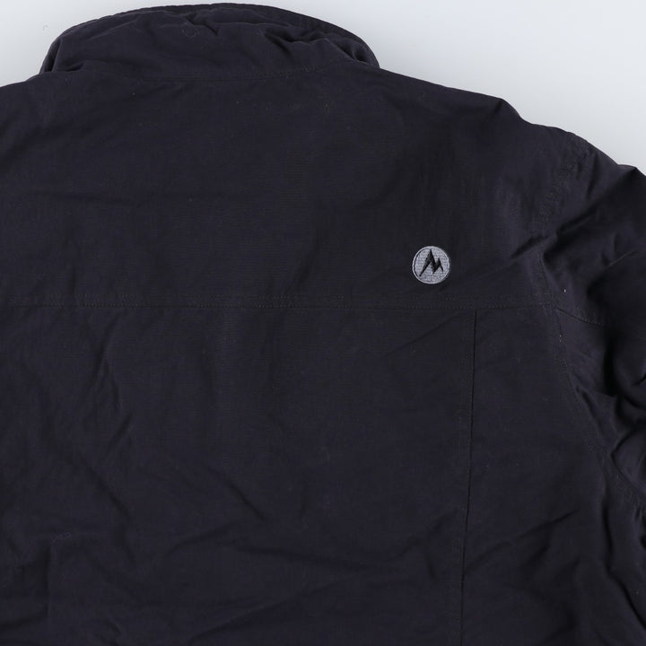 2000'S Marmot padded puffer jacket, men's size XL Nylon black type Vintage Second Hand