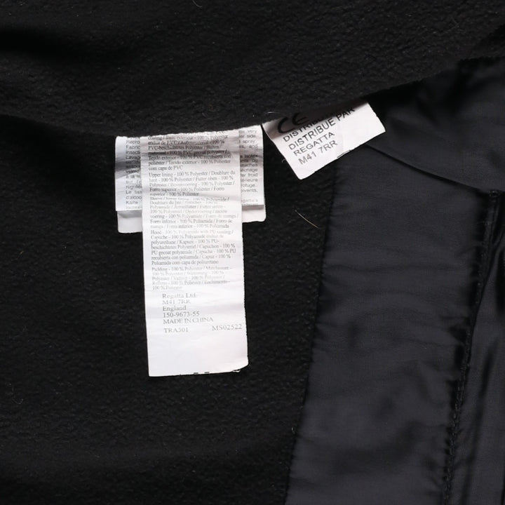 Regatta HYDRAFORT Ripstop Padded Puffer Jacket, Men's Medium polyester black type Vintage Second Hand