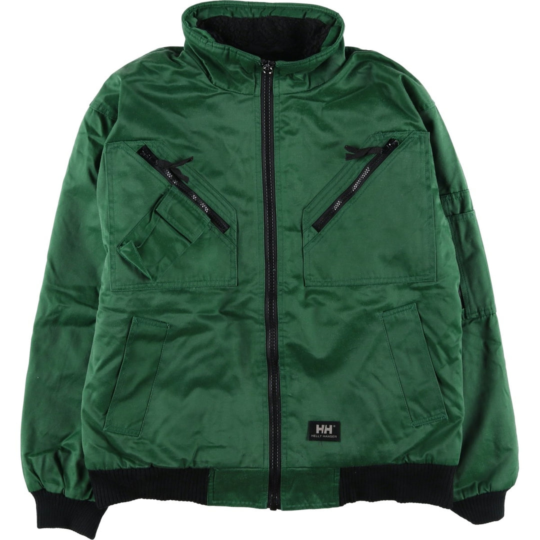 HELLY HANSEN Padded Mountain Jacket, Shell Jacket, Puffer Jacket, Men's Size M polyester green type Vintage Second Hand
