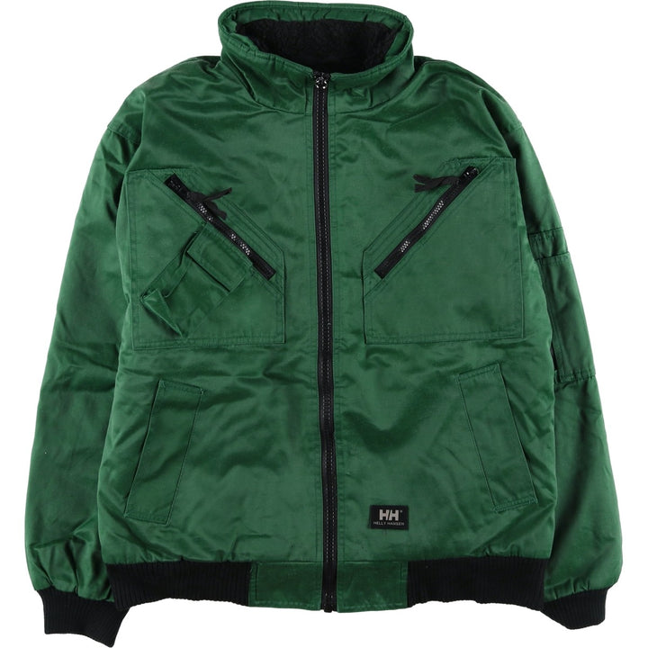 HELLY HANSEN Padded Mountain Jacket, Shell Jacket, Puffer Jacket, Men's Size M polyester green type Vintage Second Hand