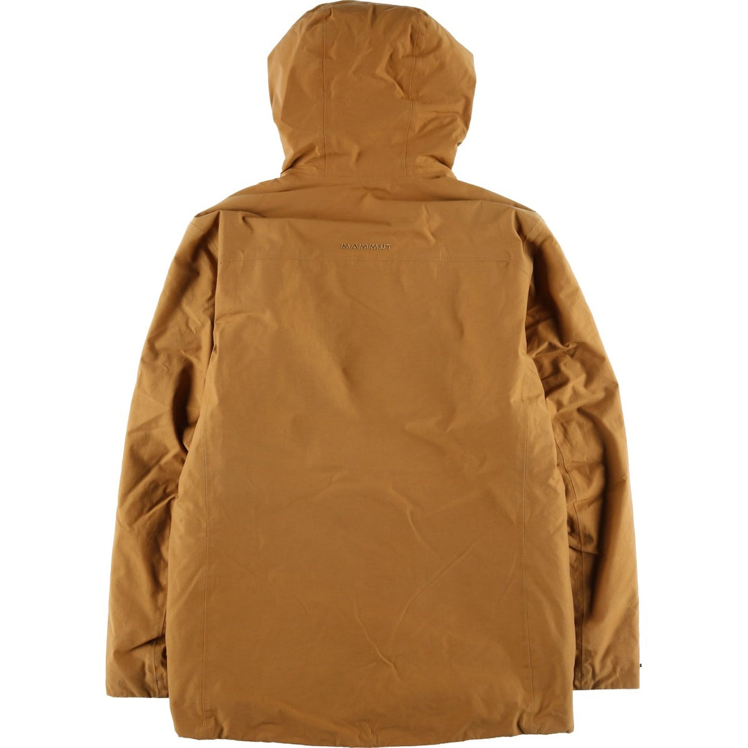Mammut DRY TECHNOLOGY padded mountain parka, shell jacket, puffer jacket, men's size M cotton Beige type Vintage Second Hand
