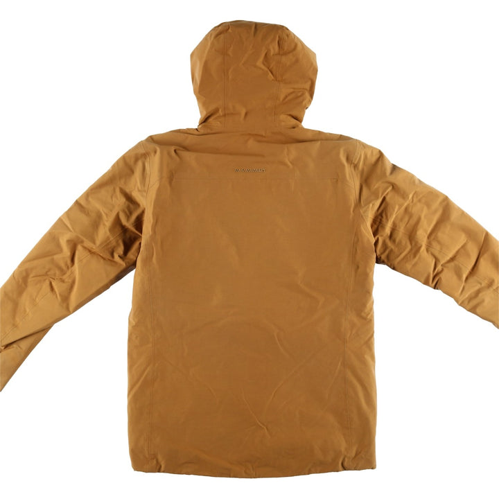 Mammut DRY TECHNOLOGY padded mountain parka, shell jacket, puffer jacket, men's size M cotton Beige type Vintage Second Hand