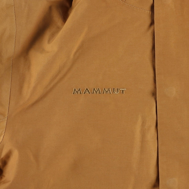Mammut DRY TECHNOLOGY padded mountain parka, shell jacket, puffer jacket, men's size M cotton Beige type Vintage Second Hand