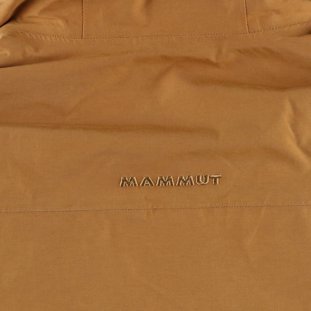 Mammut DRY TECHNOLOGY padded mountain parka, shell jacket, puffer jacket, men's size M cotton Beige type Vintage Second Hand