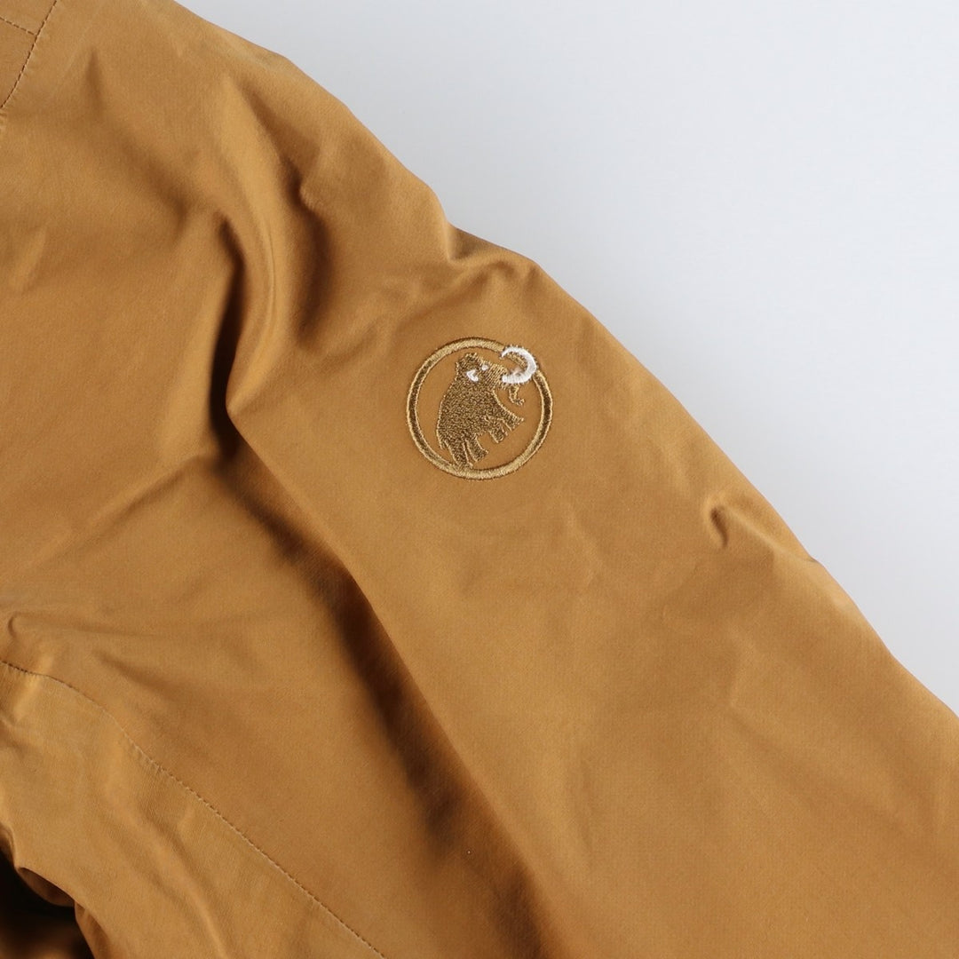 Mammut DRY TECHNOLOGY padded mountain parka, shell jacket, puffer jacket, men's size M cotton Beige type Vintage Second Hand