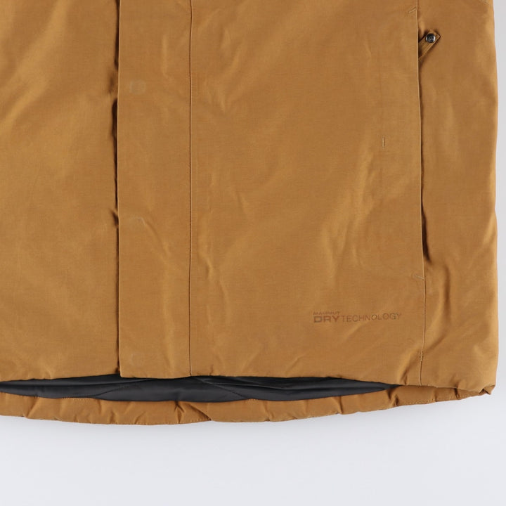 Mammut DRY TECHNOLOGY padded mountain parka, shell jacket, puffer jacket, men's size M cotton Beige type Vintage Second Hand